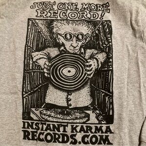 Instant Karma Records long-sleeved tshirt, M
